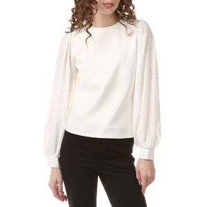 Von Maur Textured Sleeve Top